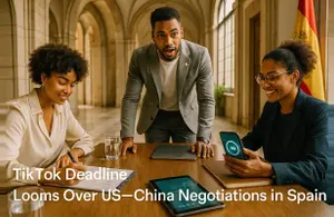 TikTok Deadline Looms Over US–China Negotiations in Spain