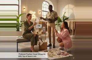 Pinterest Pushes Visual Shopping With Top of Search Ads