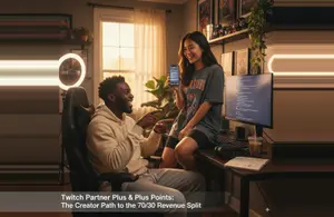 Twitch Partner Plus & Plus Points: The Creator Path to the 70/30 Revenue Split