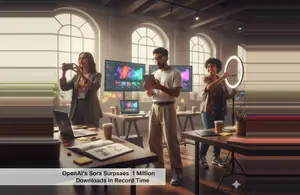 OpenAI’s Sora Surpasses 1 Million Downloads in Record Time