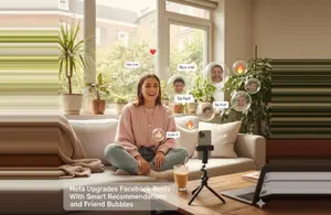 Meta Upgrades Facebook Reels With Smart Recommendations and Friend Bubbles