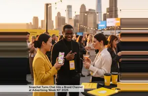 Snapchat Turns Chat Into a Brand Channel at Advertising Week NY 2025