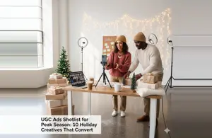 UGC Ads Shotlist for Peak Season: 10 Holiday Creatives That Convert