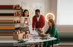 YouTube Shopping Affiliate: BF/CM Christmas Sales Levers for Creators & Brands