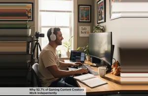 Why 92.7% of Gaming Content Creators Work Independently