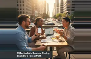 X (Twitter) Ads Revenue Sharing: Eligibility & Payout Math