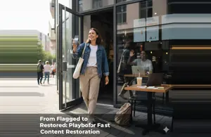 From Flagged to Restored: Playbook for Fast Content Restoration