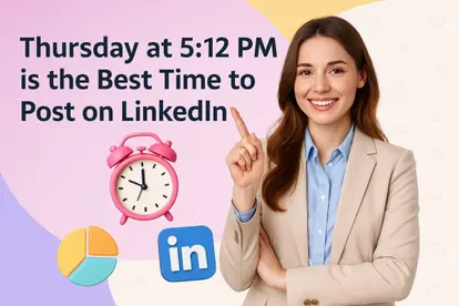 Preview for LinkedIn Study Finds Thursday Evening Is the Best Time to Post