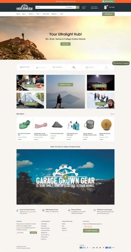 Best eCommerce Website Templates Warehouse Template