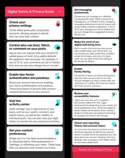 TikTok Privacy Guide