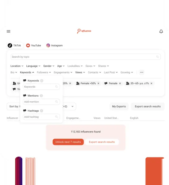 AI-driven influencer discovery tool