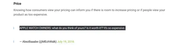 Brandwatch: Real-Time Analytics example