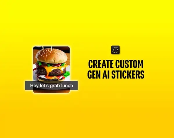 Snapchat AI-generated stickers