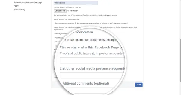 Facebook Verification