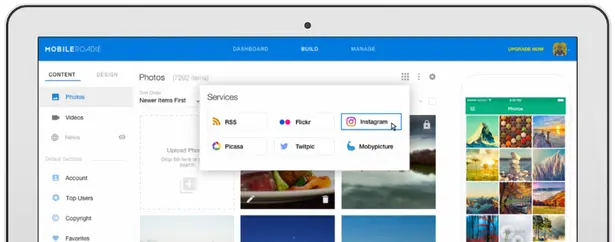MobileRoadie is one of the best app makers