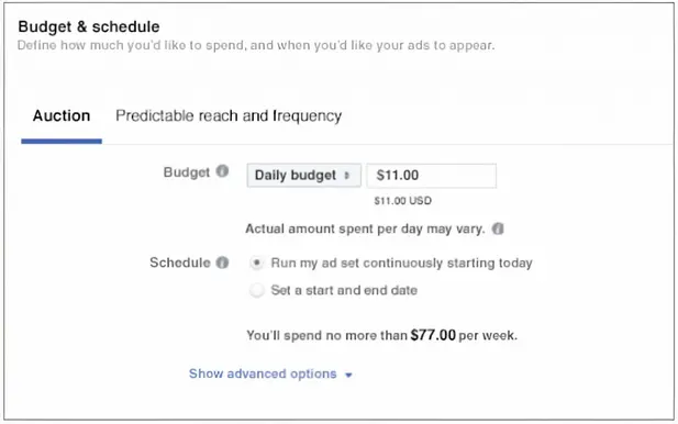 Customize your ad schedule