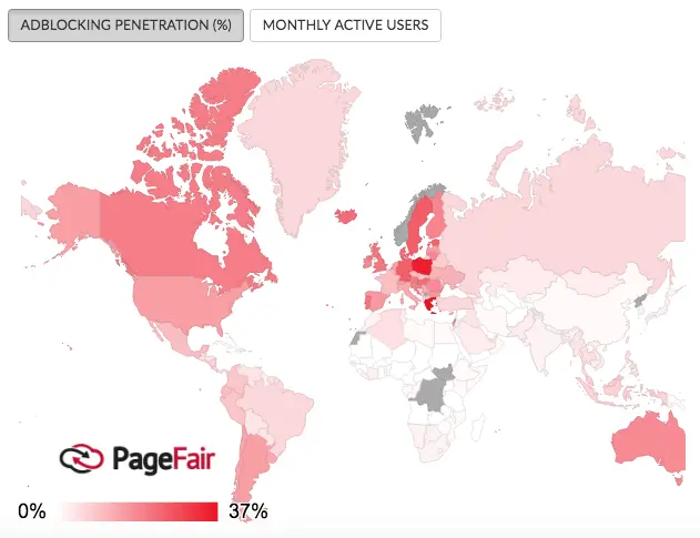 AdBlock penetration adblock penetration worldwide