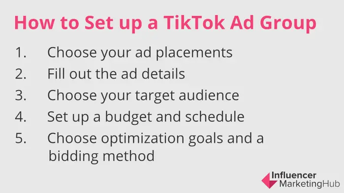 tiktok ad group