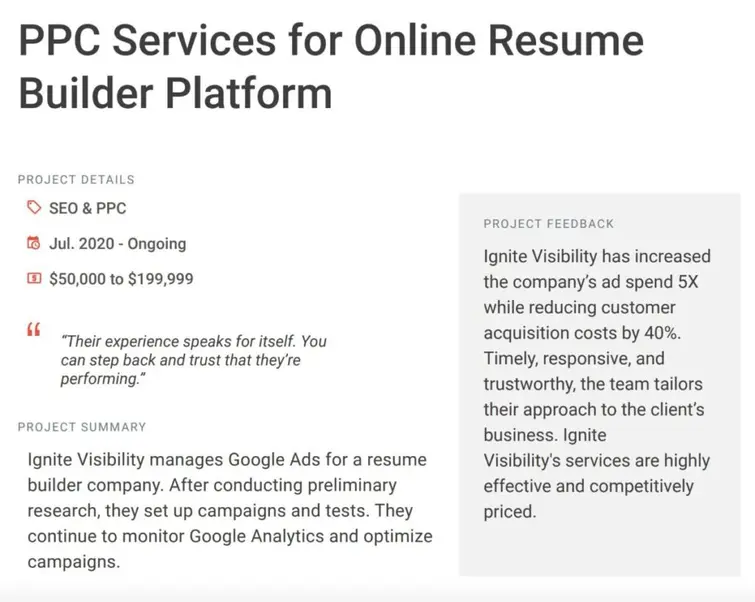 Rocket Resume – Ignite Visibility