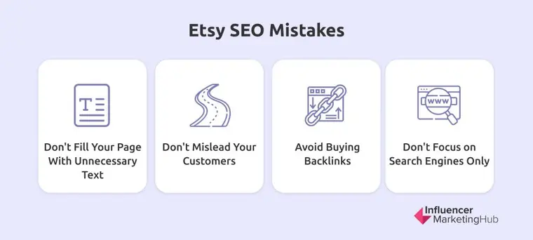 etsy seo mistakes