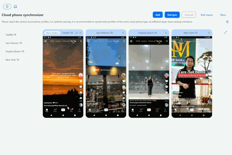 GeeLark Cloud Phone Synchronizer