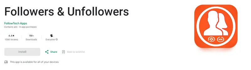 Followers & Unfollowers (FollowTech Apps)
