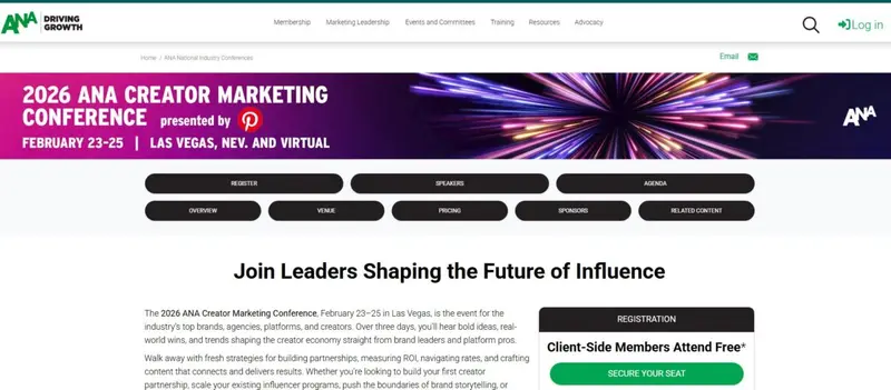 ANA Creator Marketing Conference 2026