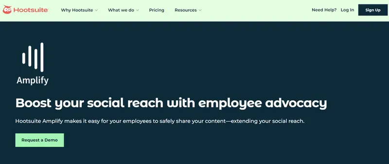 Hootsuite Amplify