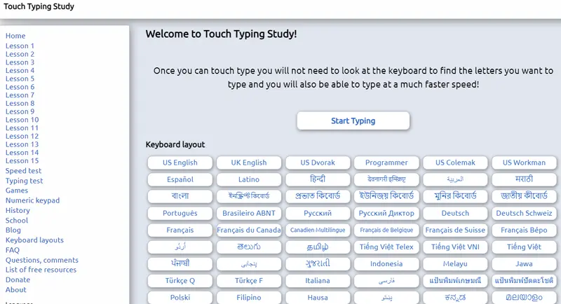 Touch Typing Study