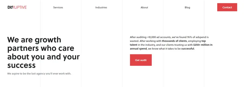 Disruptive Advertising