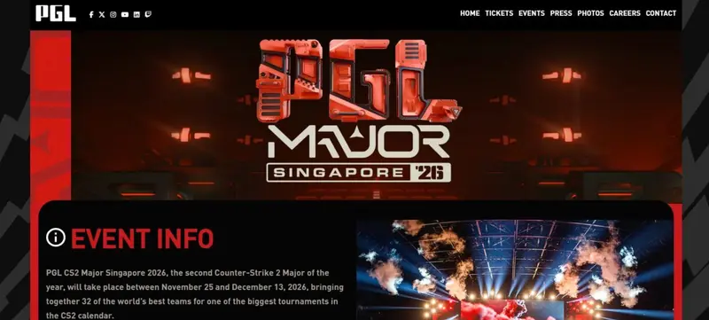 PGL Major Singapore 2026