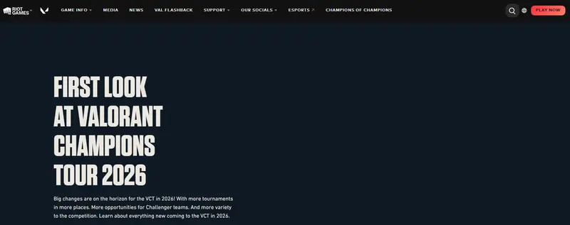 Valorant Champions Tour 2026 Season