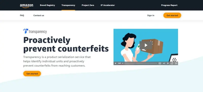 Transparency by Amazon