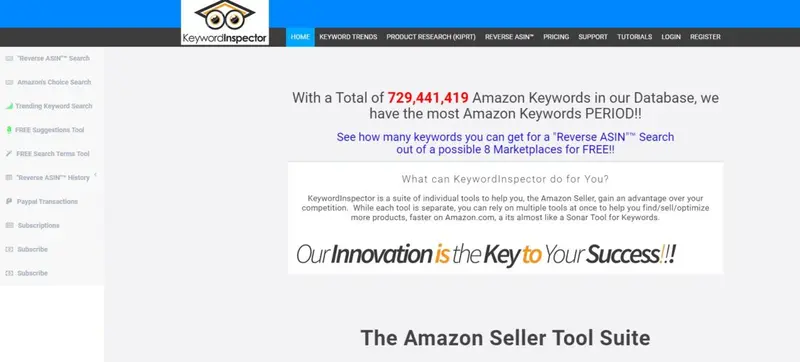 Keyword Inspector