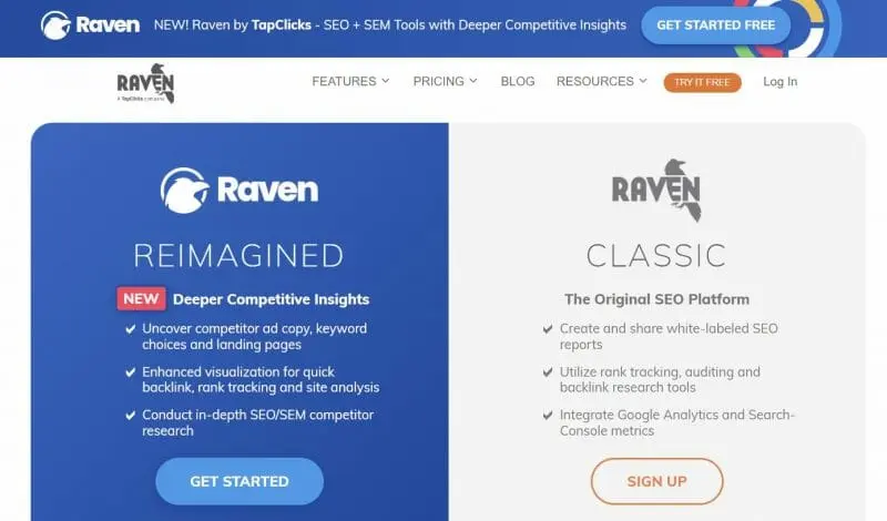 Raven SEO Tools