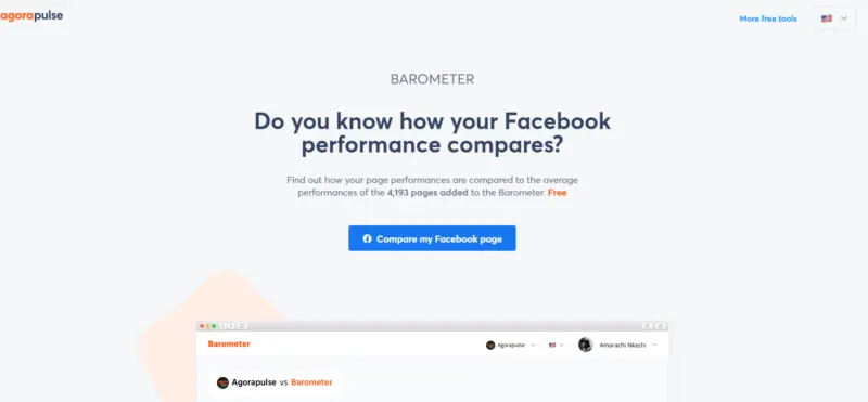 Facebook Page Barometer