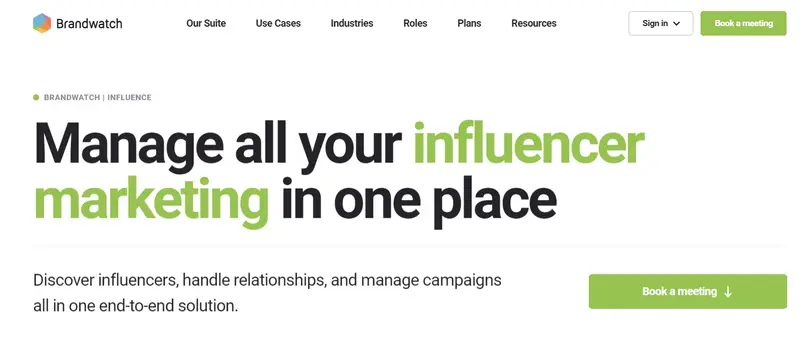 Brandwatch Influencer Marketing Software