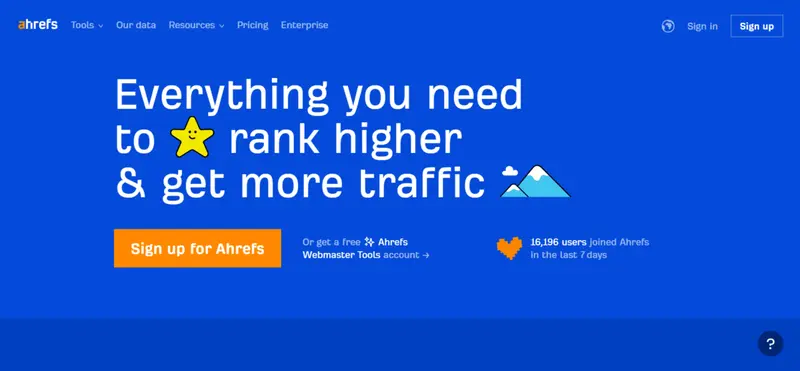 Ahrefs Rank Tracker