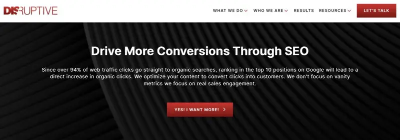 Disruptive Advertising