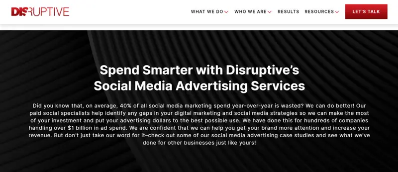 Disruptive Advertising