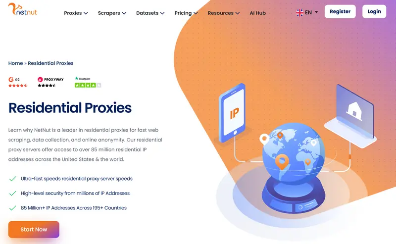 NetNut Residential Proxies
