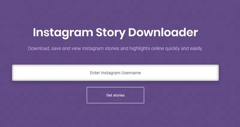 Instagram story downloader