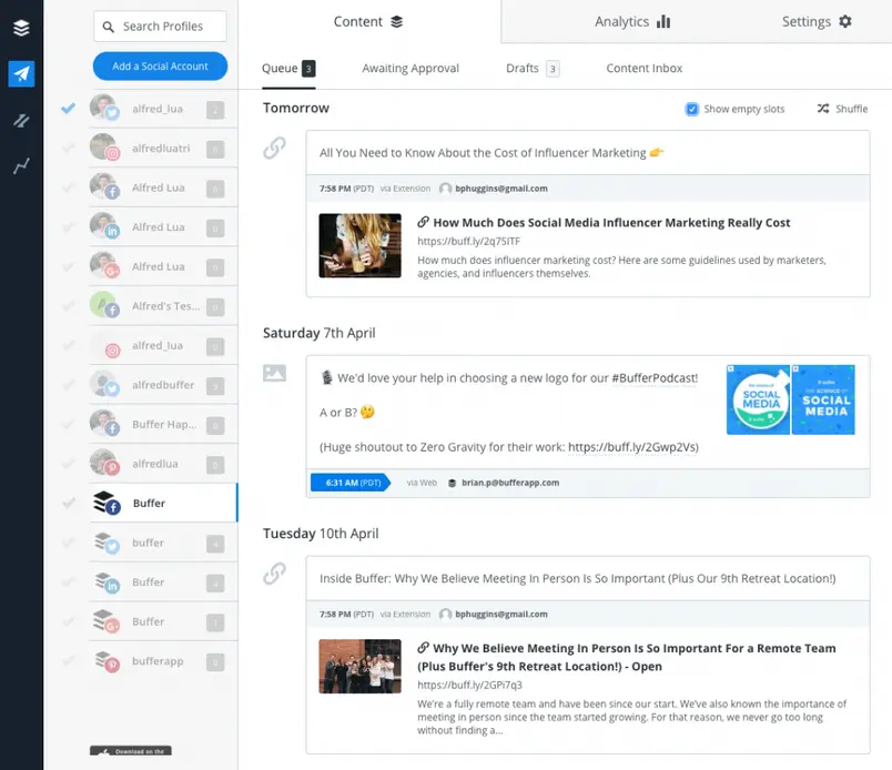 buffer scheduling posts