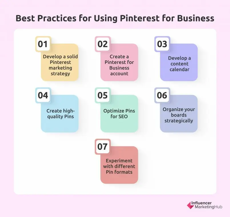 best practices for using pinterest for business