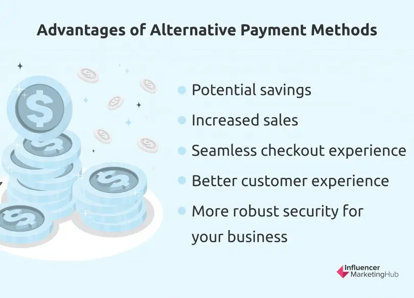 adventages of alternative payment methods