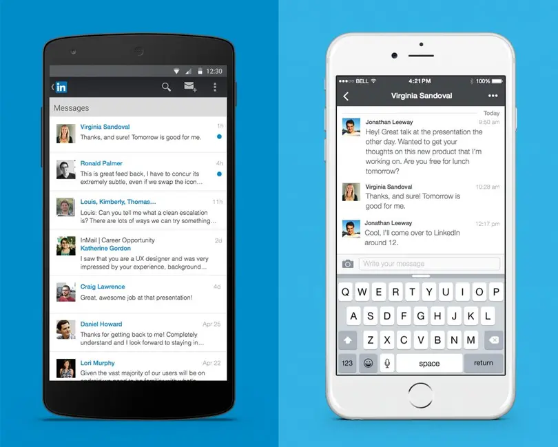 linkedin mobile messaging linkedin mobile messaging