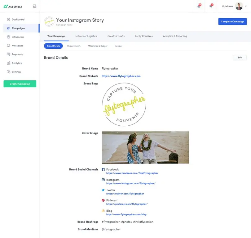 assembly view campaign