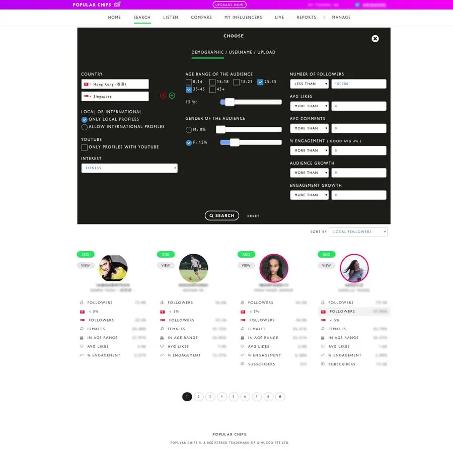 popular chips search