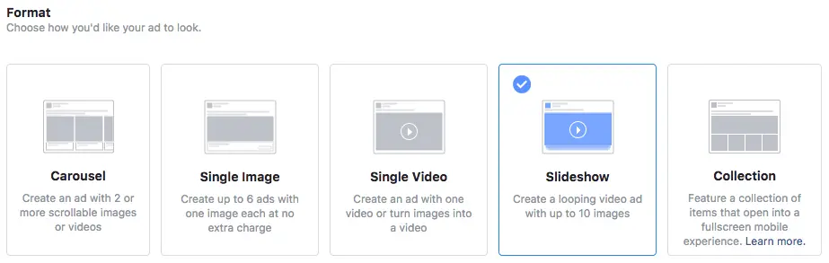 Instagram Slideshow Ads